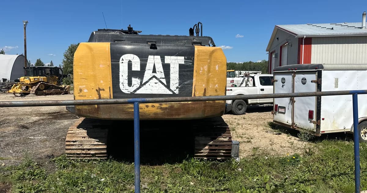 2012 Cat 329EL excavator — same family and vintage as the Cat 320 from 2012