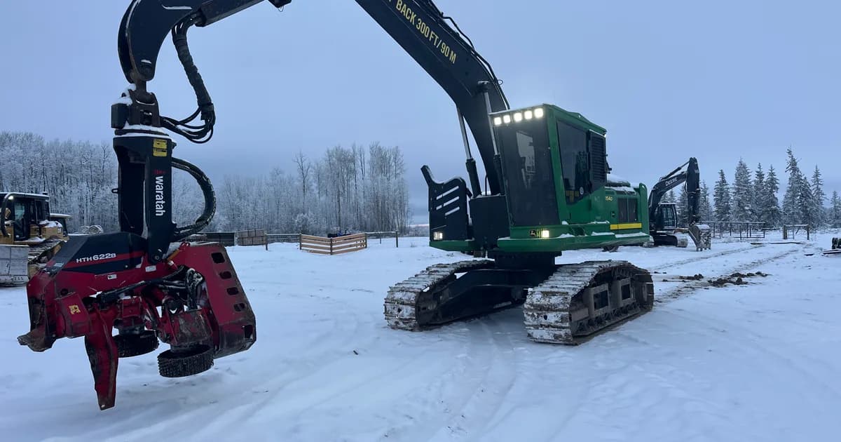 2015 log processor — a workhorse of Canadian forestry operations