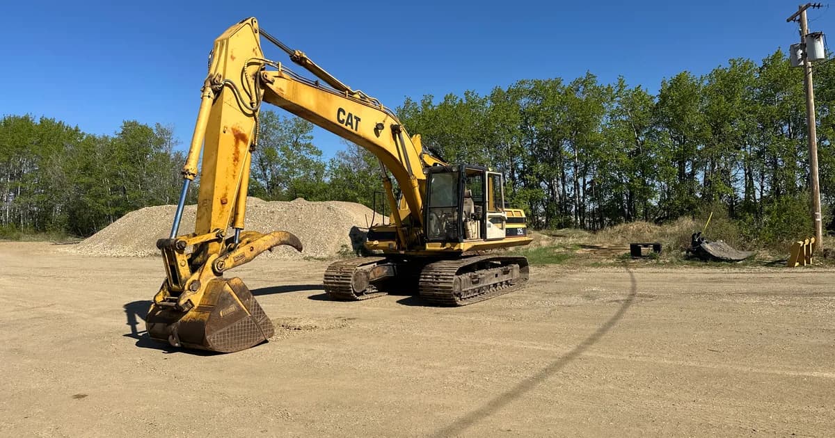 Used Cat 325L excavator — common older-iron used-equipment financing file