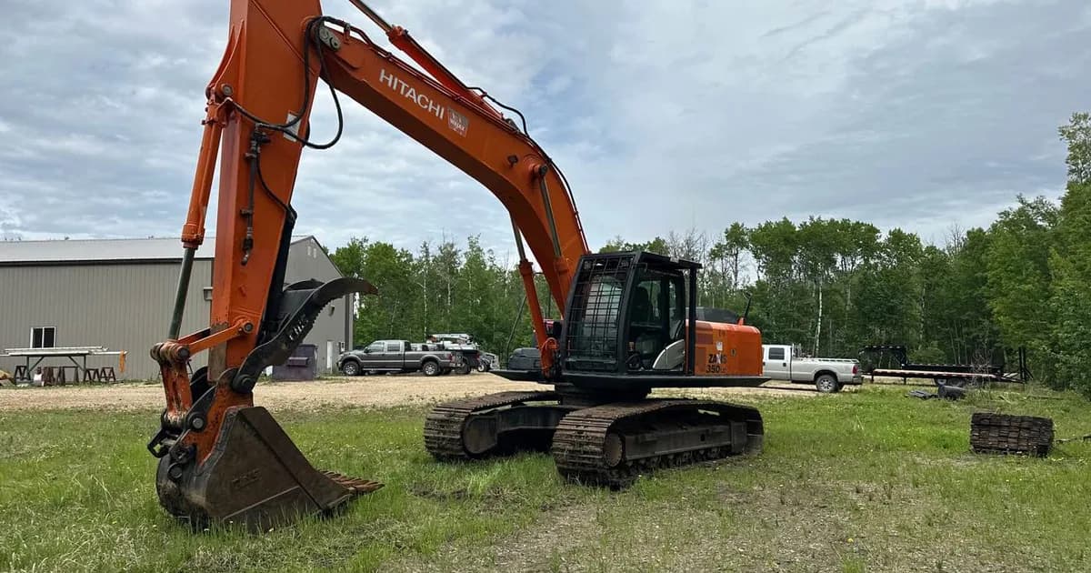 Used 2013 Hitachi ZX350LC-5N crawler excavator listed for sale in Canada