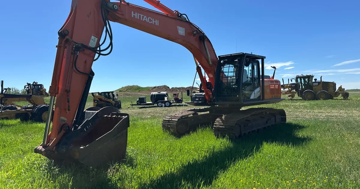 2013 Hitachi ZX290LC-5N excavator — typical mid-tier purchase requiring down payment